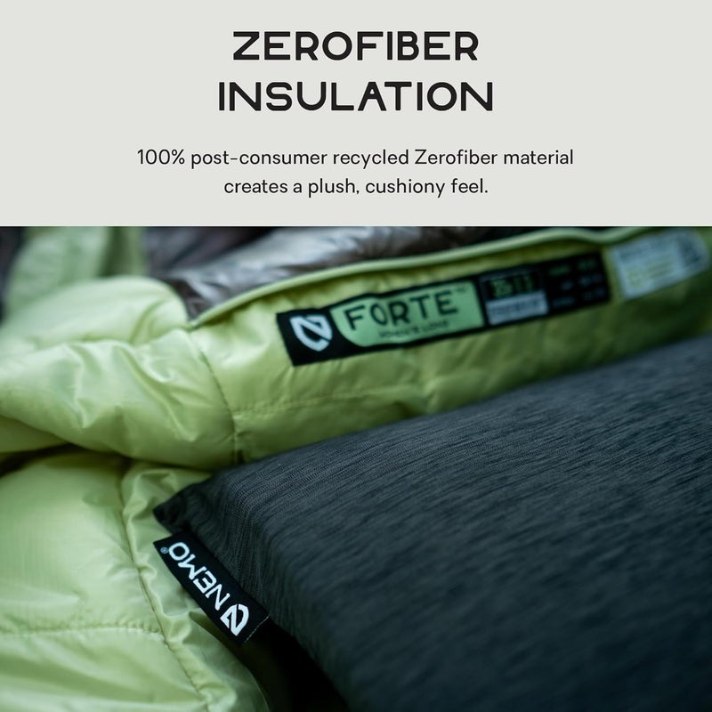 NEMO Equipment Fillo Elite Ultralight Backpacking Pillow - Blue Horizon/Citron - One Size - Image 3